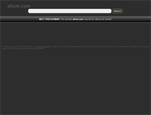 Tablet Screenshot of ahcm.com